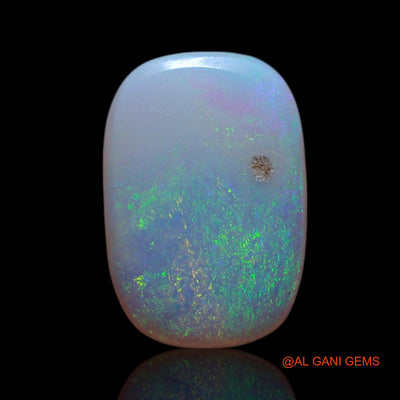 Natural Fire Opal Gemstone 1.50 Cts Loose Oval Cabochon From Australia 10x7x2 mm AG-100