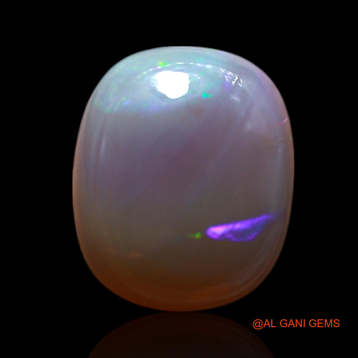 2.00 Cts Natural Australian Fire Opal Loose Gemstone Oval Cabochon 10x8x4 mm AG-101