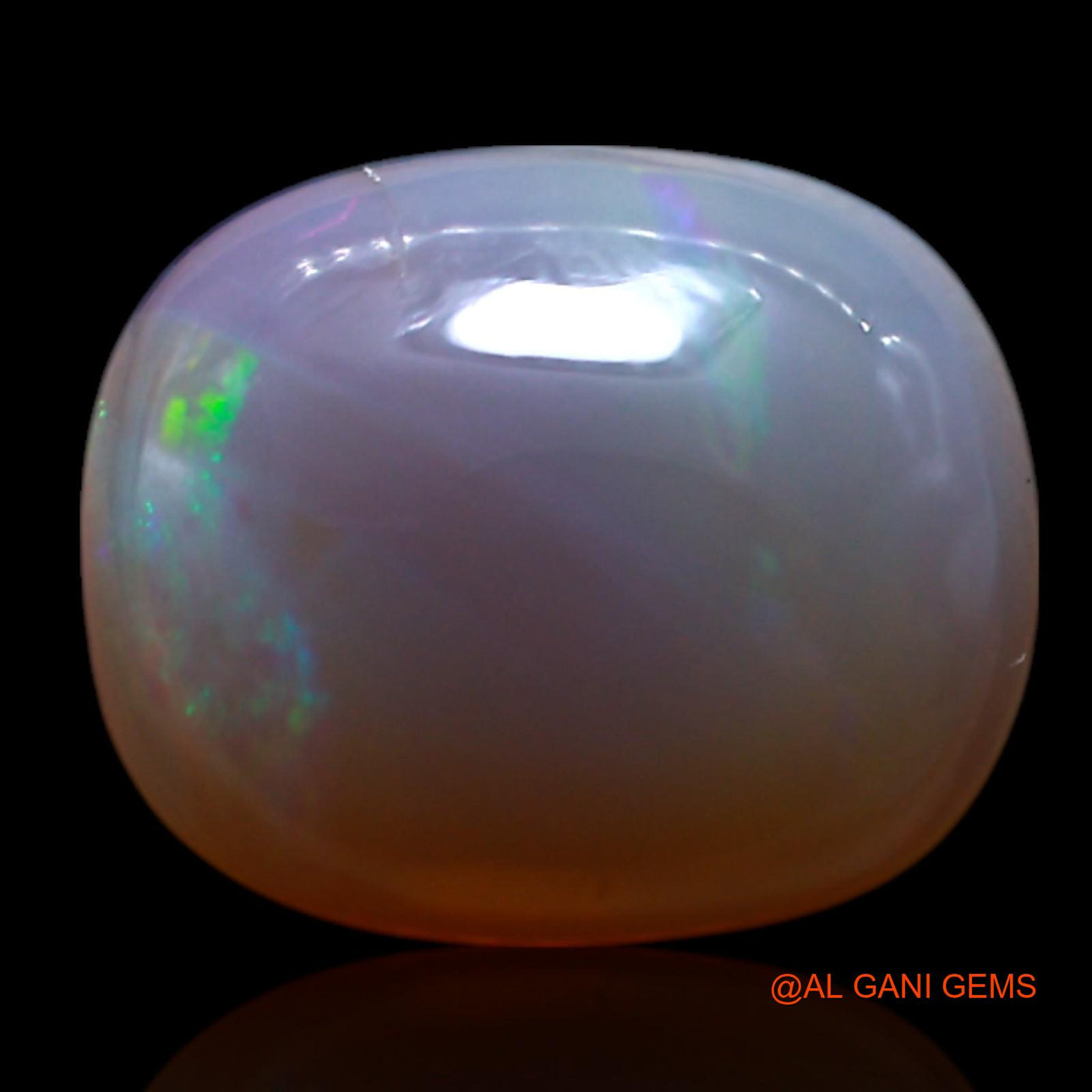 2.00 Cts Natural Australian Fire Opal Loose Gemstone Oval Cabochon 10x8x4 mm AG-101