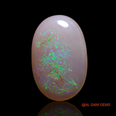 Natural Fire Opal Gemstone 1.00 Cts Loose Oval Cabochon From Australia 11x7x2 mm AG-102