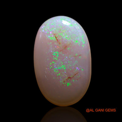 Natural Fire Opal Gemstone 1.00 Cts Loose Oval Cabochon From Australia 11x7x2 mm AG-102