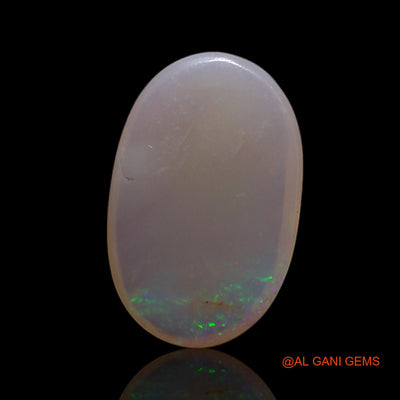 Natural Fire Opal Gemstone 1.00 Cts Loose Oval Cabochon From Australia 11x7x2 mm AG-102
