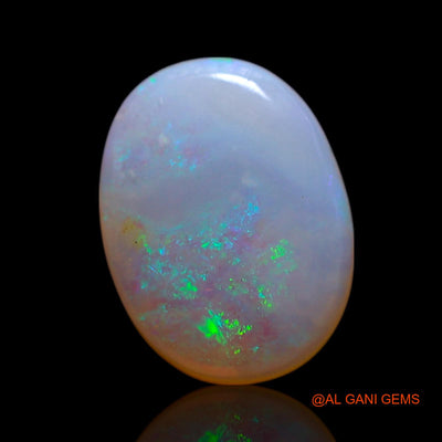 Natural Fire Opal Gemstone 1.50 Cts Loose Oval Cabochon From Australia 10x7x3 mm AG-103