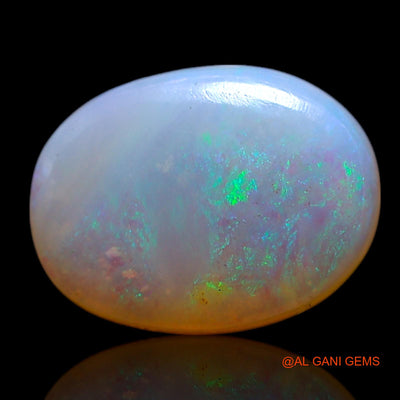 Natural Fire Opal Gemstone 1.50 Cts Loose Oval Cabochon From Australia 10x7x3 mm AG-103