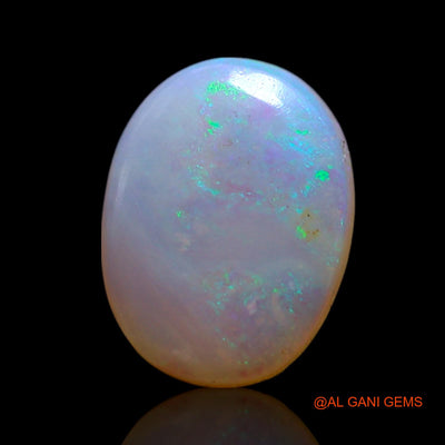 Natural Fire Opal Gemstone 1.50 Cts Loose Oval Cabochon From Australia 10x7x3 mm AG-103
