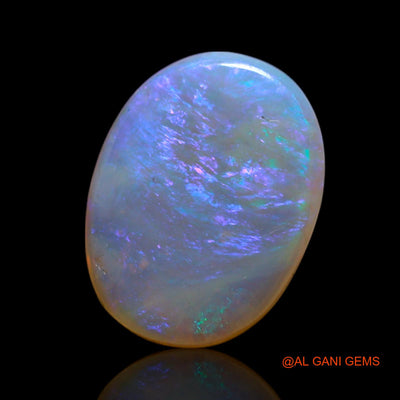 Natural Fire Opal Gemstone 1.50 Cts Loose Oval Cabochon From Australia 10x7x3 mm AG-103
