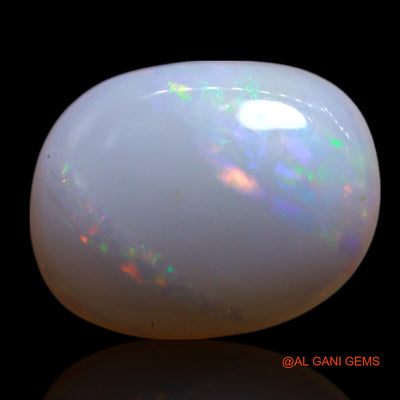 Natural Untreated Fire Opal Loose Gemstone Oval Cabochon From Australia 1.30 Cts 10x8x2 mm AG-104