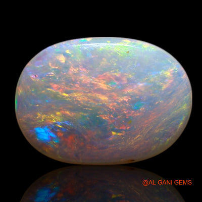 0.90 Cts Natural Australian Fire Opal Loose Gemstone Oval Cabochon 10x7x1 mm AG-105