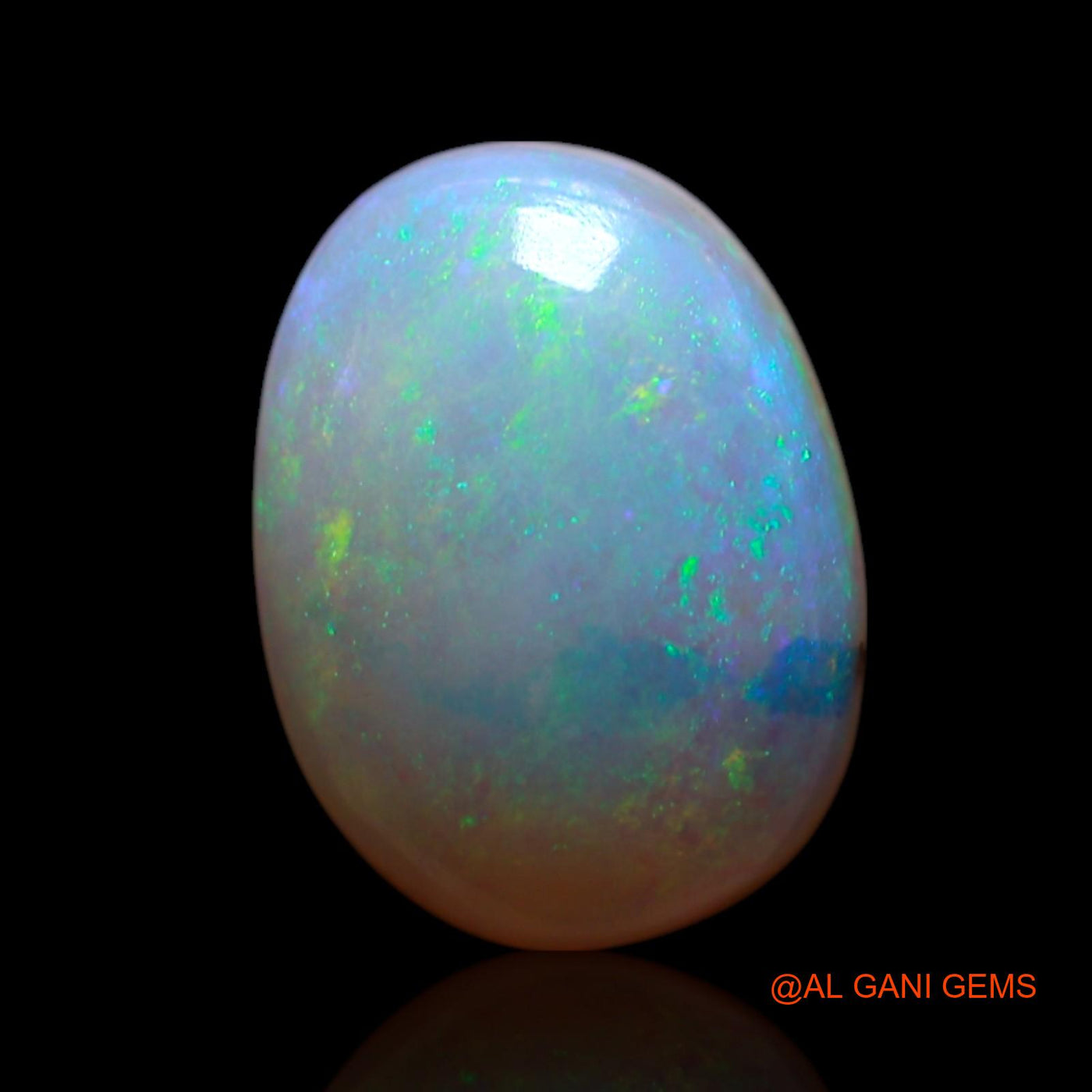 2.00 Cts Natural Australian Fire Opal Loose Gemstone Oval Cabochon 10x7x3 mm AG-106