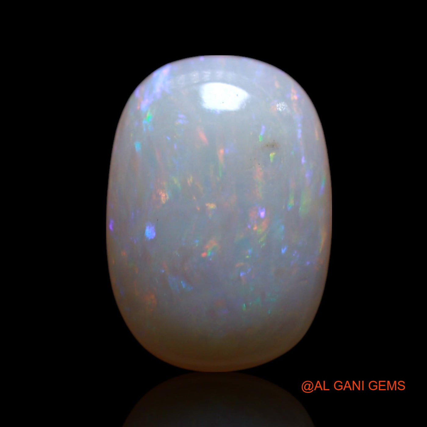Natural Untreated Fire Opal Loose Gemstone Oval Cabochon From Australia 1.00 Cts 10x7x2 mm AG-108
