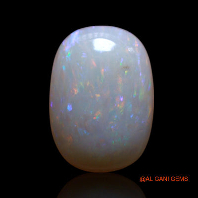 Natural Untreated Fire Opal Loose Gemstone Oval Cabochon From Australia 1.00 Cts 10x7x2 mm AG-108