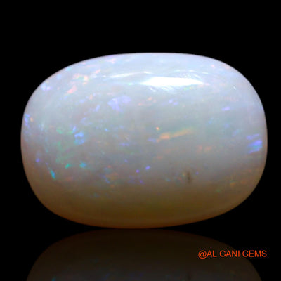Natural Untreated Fire Opal Loose Gemstone Oval Cabochon From Australia 1.00 Cts 10x7x2 mm AG-108