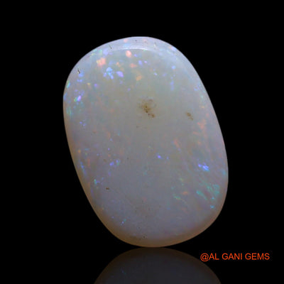 Natural Untreated Fire Opal Loose Gemstone Oval Cabochon From Australia 1.00 Cts 10x7x2 mm AG-108