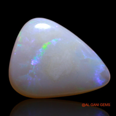 1.00 Cts Natural Australian Fire Opal Loose Gemstone Pear Cabochon 10x8x2 mm AG-109