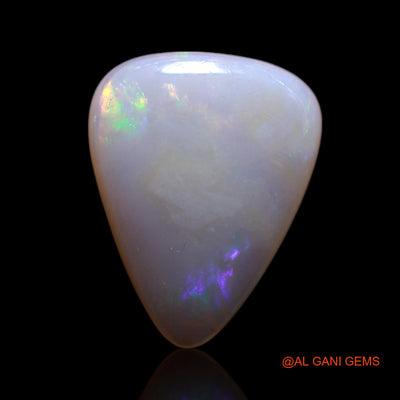 1.00 Cts Natural Australian Fire Opal Loose Gemstone Pear Cabochon 10x8x2 mm AG-109