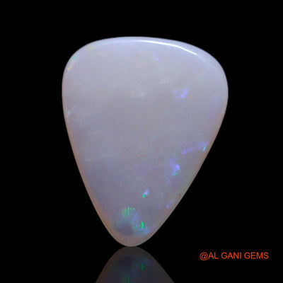 1.00 Cts Natural Australian Fire Opal Loose Gemstone Pear Cabochon 10x8x2 mm AG-109