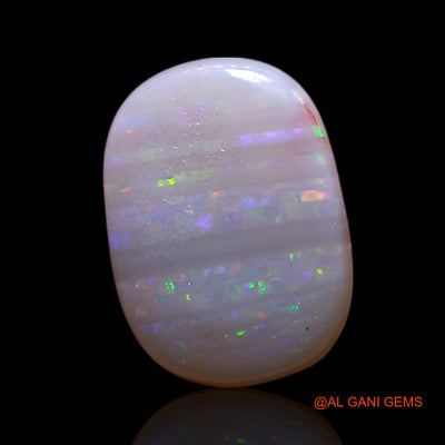 1.00 Cts Natural Australian Fire Opal Loose Gemstone Oval Cabochon 10x7x1 mm AG-111