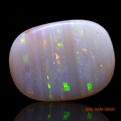 1.00 Cts Natural Australian Fire Opal Loose Gemstone Oval Cabochon 10x7x1 mm AG-111