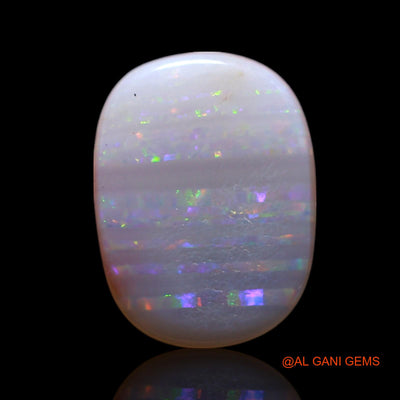 1.00 Cts Natural Australian Fire Opal Loose Gemstone Oval Cabochon 10x7x1 mm AG-111
