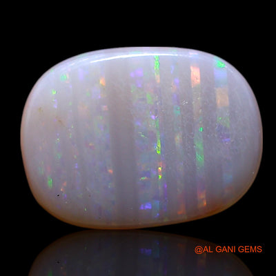 1.00 Cts Natural Australian Fire Opal Loose Gemstone Oval Cabochon 10x7x1 mm AG-111