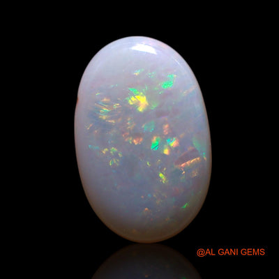Natural Untreated Fire Opal Loose Gemstone Oval Cabochon From Australia 1.00 Cts 11x7x2 mm AG-112