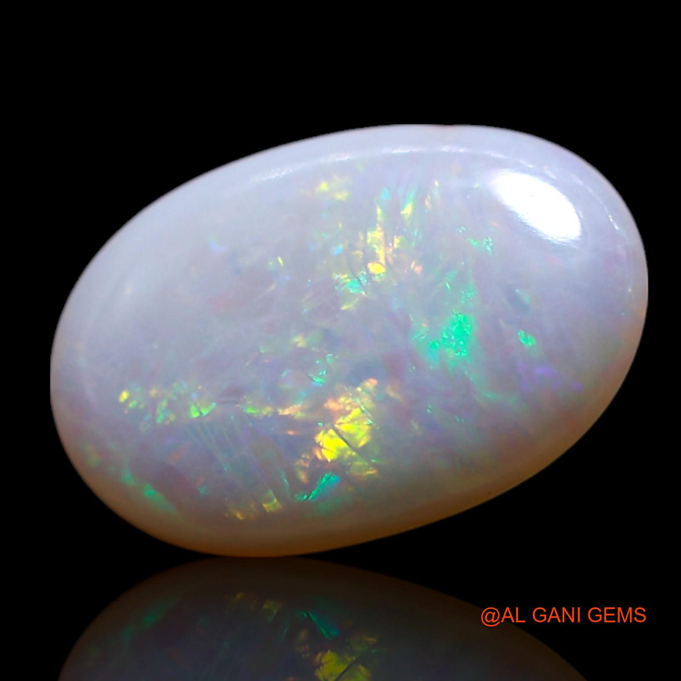 Natural Untreated Fire Opal Loose Gemstone Oval Cabochon From Australia 1.00 Cts 11x7x2 mm AG-112
