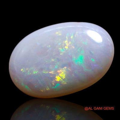 Natural Untreated Fire Opal Loose Gemstone Oval Cabochon From Australia 1.00 Cts 11x7x2 mm AG-112