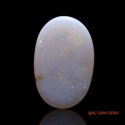 Natural Untreated Fire Opal Loose Gemstone Oval Cabochon From Australia 1.00 Cts 11x7x2 mm AG-112