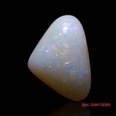 Natural Untreated Fire Opal Loose Gemstone Trillion Cabochon From Australia 1.50 Cts 11x8x4 mm AG-113