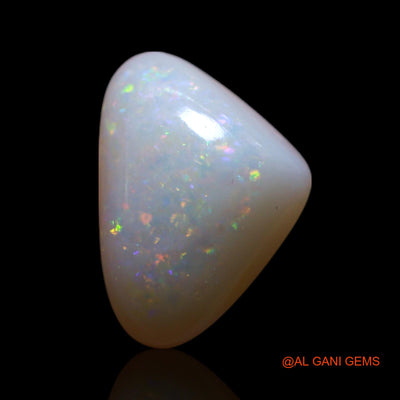 Natural Untreated Fire Opal Loose Gemstone Trillion Cabochon From Australia 1.50 Cts 11x8x4 mm AG-113