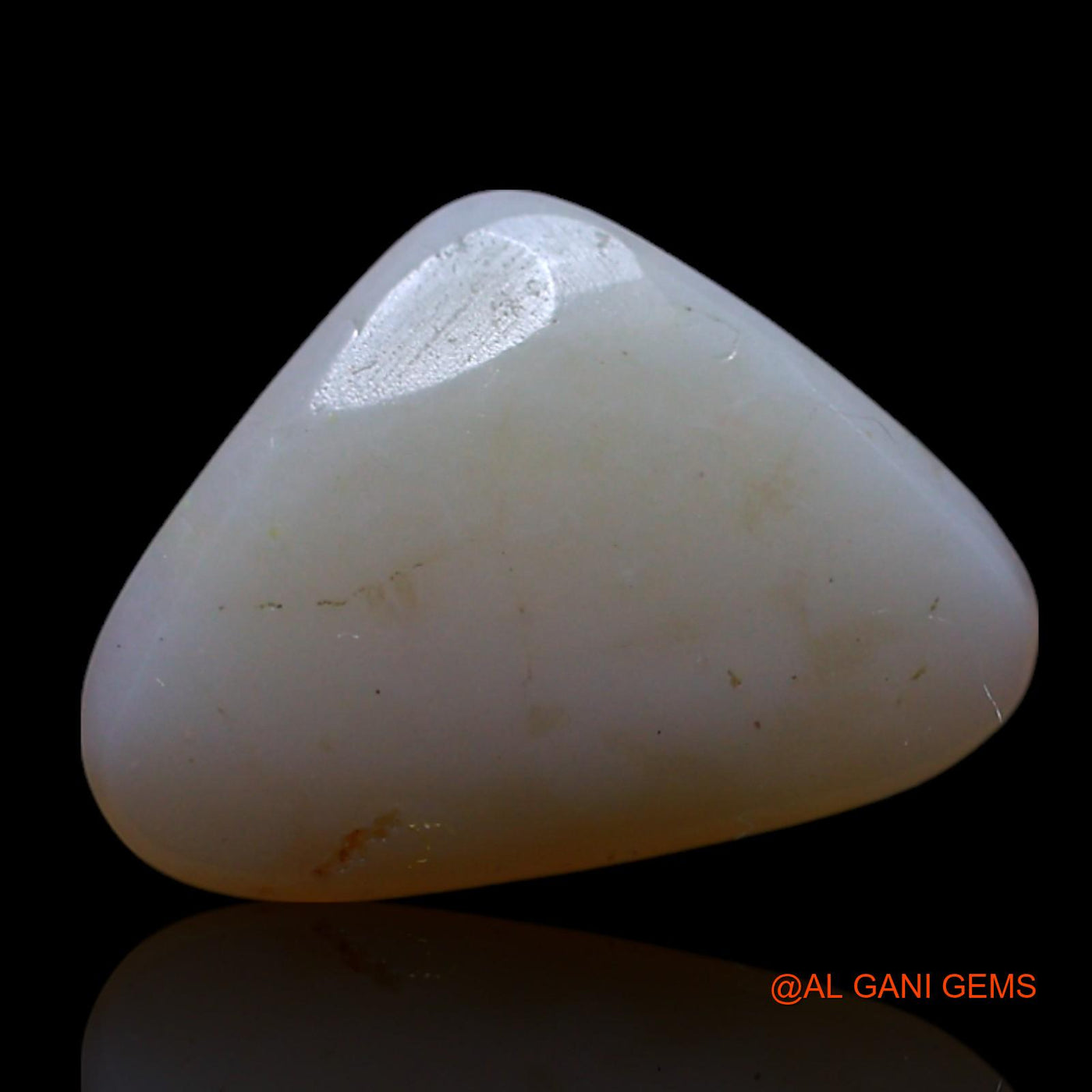 Natural Untreated Fire Opal Loose Gemstone Trillion Cabochon From Australia 1.50 Cts 11x8x4 mm AG-113