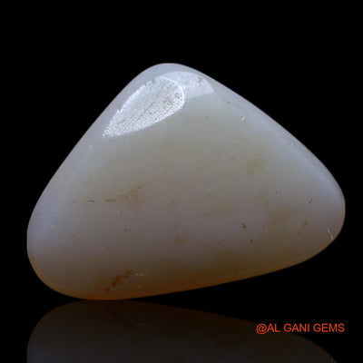 Natural Untreated Fire Opal Loose Gemstone Trillion Cabochon From Australia 1.50 Cts 11x8x4 mm AG-113
