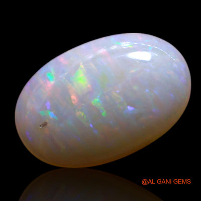 1.00 Cts Unheated Australian Fire Opal Loose Gemstone Oval Cabochon Natural 11x7x2 mm AG-115