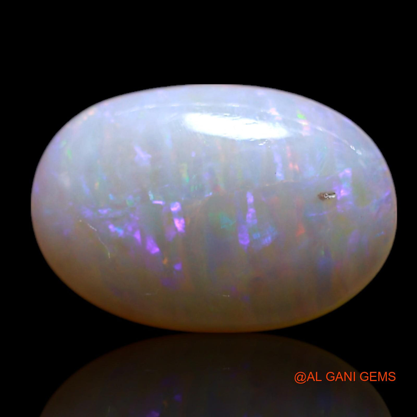 1.00 Cts Unheated Australian Fire Opal Loose Gemstone Oval Cabochon Natural 11x7x2 mm AG-115