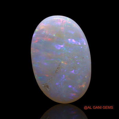 1.00 Cts Unheated Australian Fire Opal Loose Gemstone Oval Cabochon Natural 11x7x2 mm AG-115