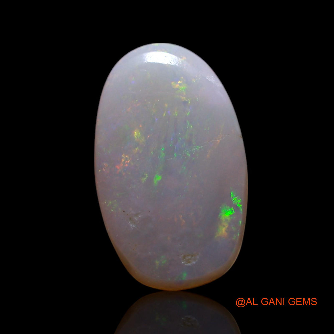 1.00 Cts Natural Australian Fire Opal Loose Gemstone Oval Cabochon 11x7x2 mm AG-116