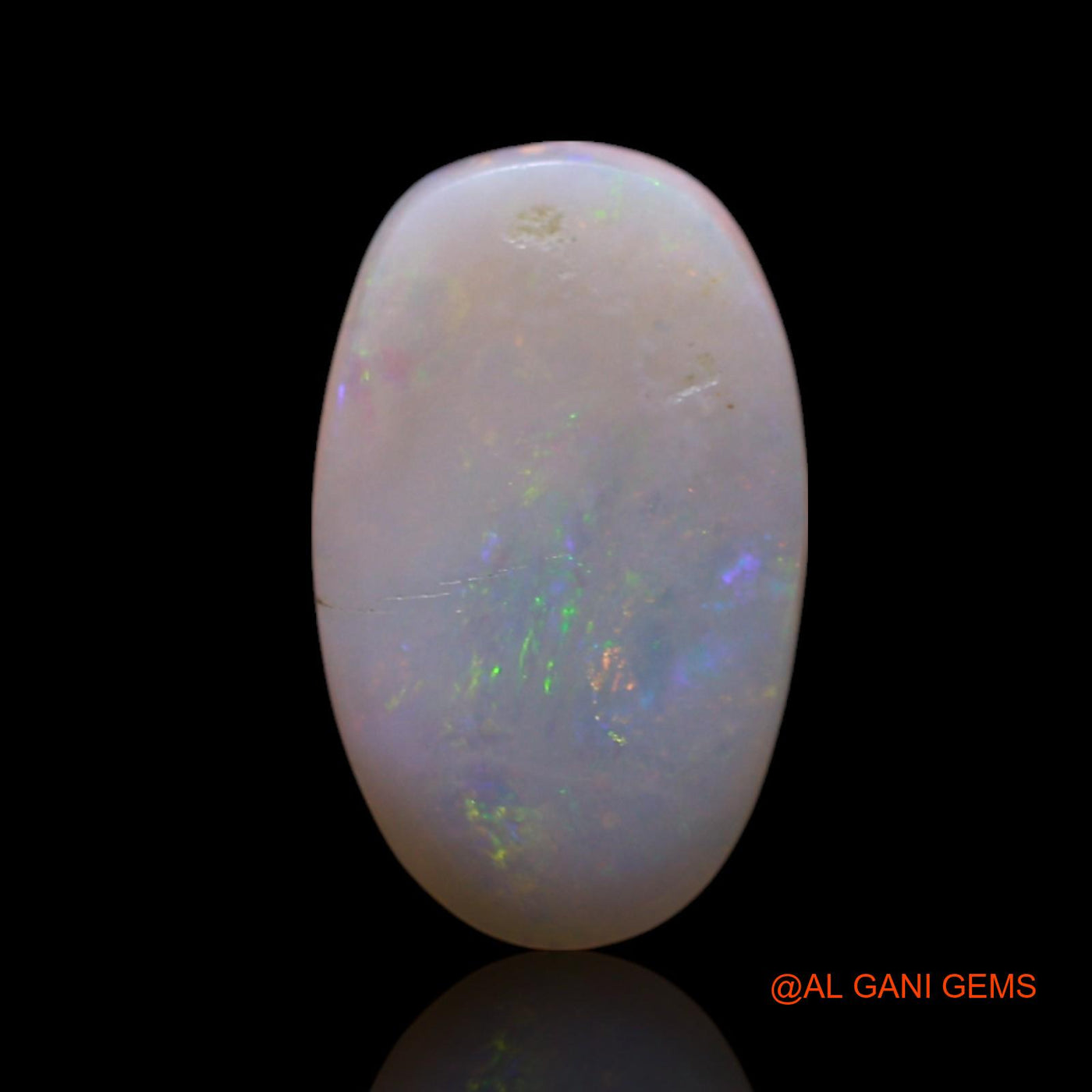 1.00 Cts Natural Australian Fire Opal Loose Gemstone Oval Cabochon 11x7x2 mm AG-116