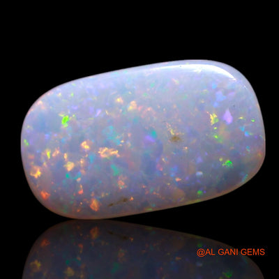 1.50 Cts Natural Australian Fire Opal Loose Gemstone Square Cabochon 9x9x2 mm AG-117