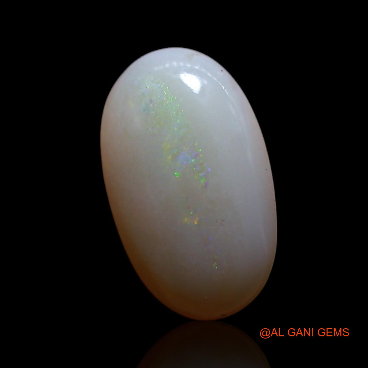Natural Untreated Fire Opal Loose Gemstone Oval Cabochon From Australia 1.50 Cts 11x7x2 mm AG-119