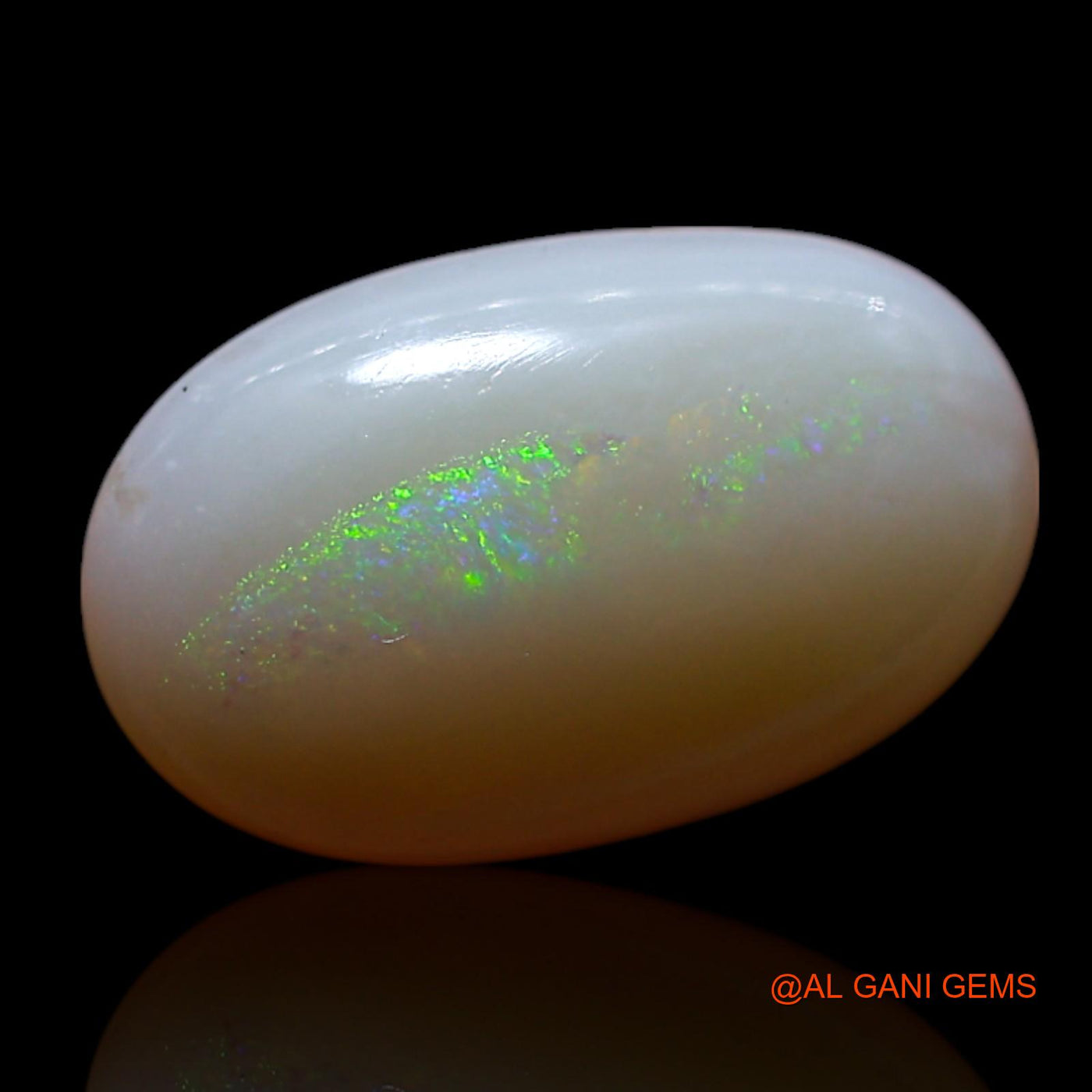 Natural Untreated Fire Opal Loose Gemstone Oval Cabochon From Australia 1.50 Cts 11x7x2 mm AG-119