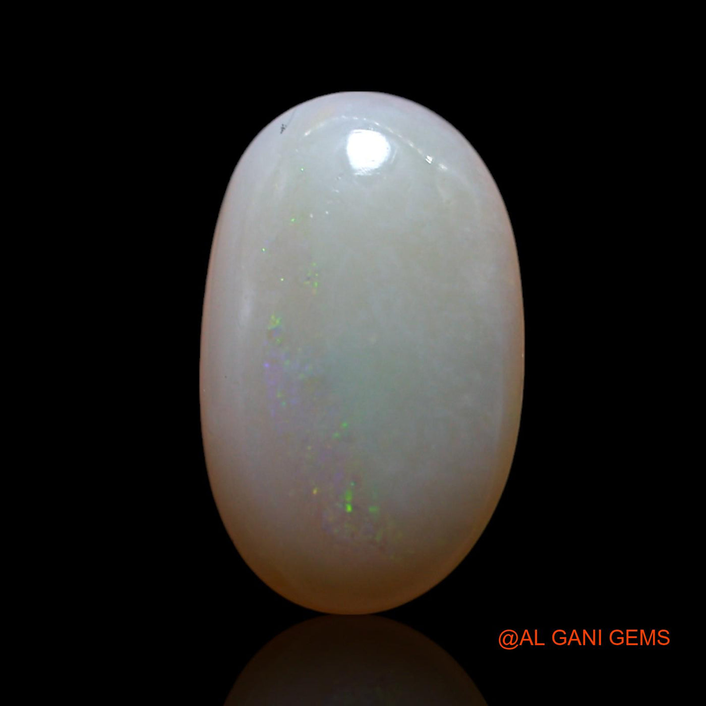 Natural Untreated Fire Opal Loose Gemstone Oval Cabochon From Australia 1.50 Cts 11x7x2 mm AG-119