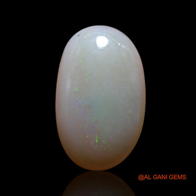 Natural Untreated Fire Opal Loose Gemstone Oval Cabochon From Australia 1.50 Cts 11x7x2 mm AG-119
