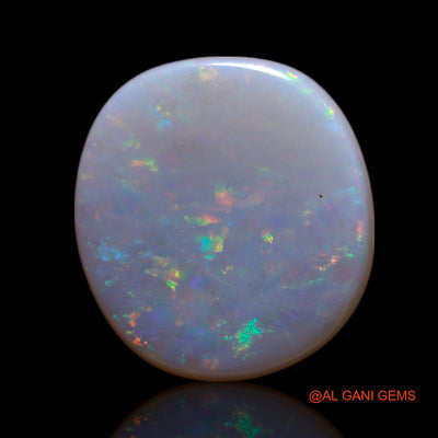 1.00 Cts Natural Australian Fire Opal Loose Gemstone Oval Cabochon 10x9x1 mm AG-121