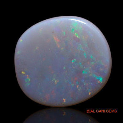 1.00 Cts Natural Australian Fire Opal Loose Gemstone Oval Cabochon 10x9x1 mm AG-121