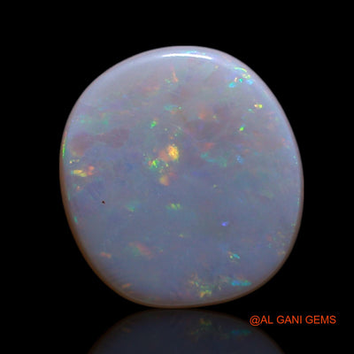 1.00 Cts Natural Australian Fire Opal Loose Gemstone Oval Cabochon 10x9x1 mm AG-121