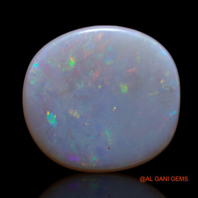 1.00 Cts Natural Australian Fire Opal Loose Gemstone Oval Cabochon 10x9x1 mm AG-121
