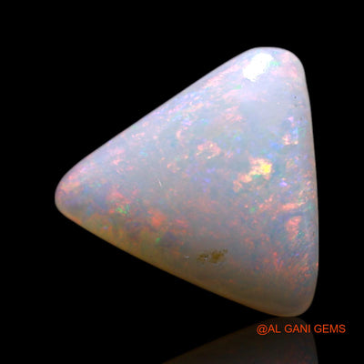 Natural Fire Opal Gemstone 1.20 Cts Loose Trillion Cabochon From Australia 9x8x2 mm AG-123