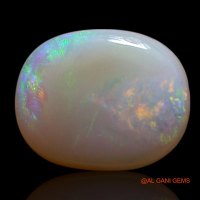 1.40 Cts Natural Australian Fire Opal Loose Gemstone Oval Cabochon 10x8x1 mm AG-124