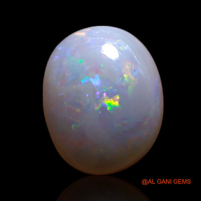 1.50 Cts Unheated Australian Fire Opal Loose Gemstone Oval Cabochon Natural 9x7x4 mm AG-126