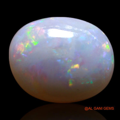 1.50 Cts Unheated Australian Fire Opal Loose Gemstone Oval Cabochon Natural 9x7x4 mm AG-126